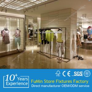 Wholesale factory shelves rotating display/ shop clothes hanger stand/ pegboard shelf from china suppliers