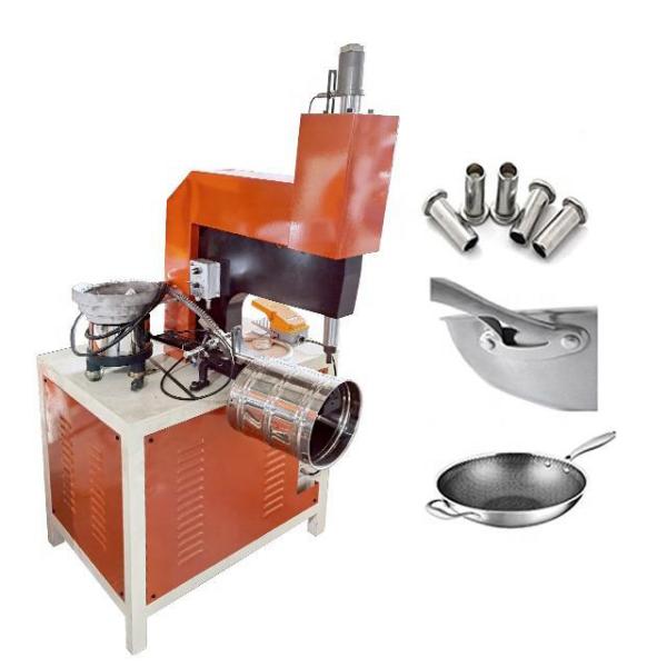 Servo Automatic Riveting Machine For Aluminum Frying Pan Pot Making