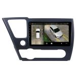 Car Stereo 9 Inch Screen 2DIN Fascia Frame Adapter Panel Frame Kit For Honda