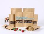 Food Packaging Kraft Bread Packing Paper Bag With pressure sensitive adhesive