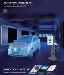 30KW 100A EV Charger Stations With 5 Meters Cable Gun