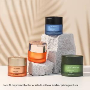 Wholesale New cosmetic packaging 15g/30g/50g white-cap with measuring spoon facial cream bottle - travel-sized dispensing jar from china suppliers