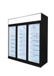 Automatic Defrost Commercial Display Freezer R290 Drink Ice Cream Refrigerator