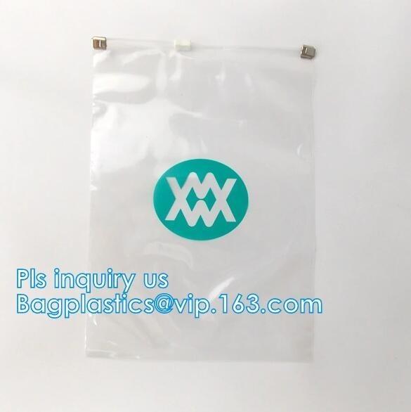 package Vinyl transparent pvc bag cosmetic packing, Zip Lock Vinyl PVC Bags for
