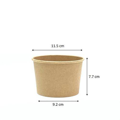 Waterproof Takeaway Food Container Kraft Food Grade Paper Customized Printing