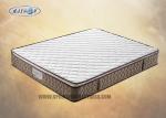 Pillow Top Compressed Mattress , Bonnell Spring Polyester Knitted Fabric