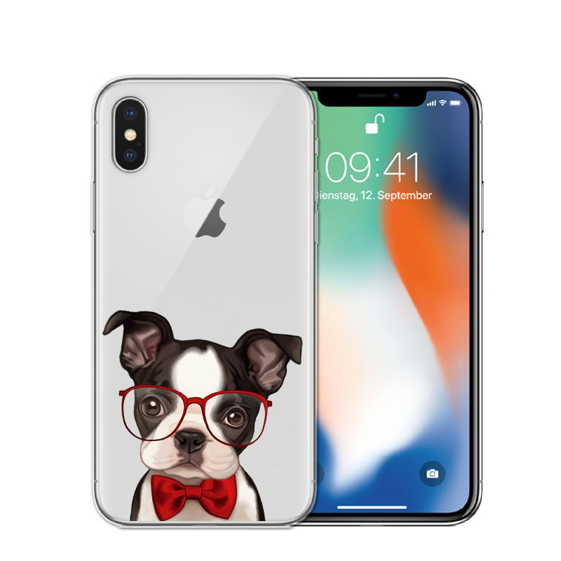 1.5mm Plastic Mobile Phone Cases , Dog Animal Photos Cute Cell Phone Cover
