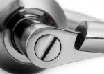 Plated Chrome Tubular Lock Lever Style Security Door Zinc Alloy Handle Lock