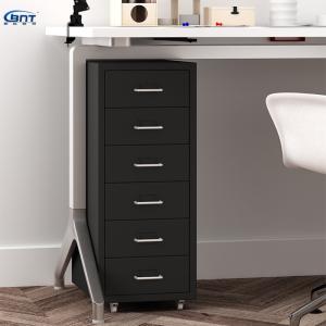 Wholesale Movable Steel Metal Colorful Mobile Storage File Cabinet With Wheels Six Drawer from china suppliers