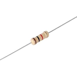 Wholesale 0.125W 0.25W 0.5W 1W Carbon Film Resistor 1Ω~10MΩ Fixed CFR Resistor from china suppliers