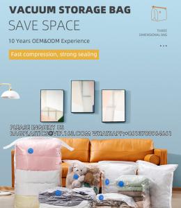 Wholesale Four Corner Air Exhaust New Cube Space Saver Organizer Compression Vacuum Sealer Storage Bags For Quilts from china suppliers