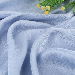 Wholesale excellent drape breathable feather Jacquard Viscose Rayon Satin Fabric from china suppliers