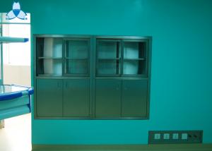 China Hospital Air Clean Custom Medicine Cabinets , Anodized Embedded Stainless Steel Medicine Cabinet on sale