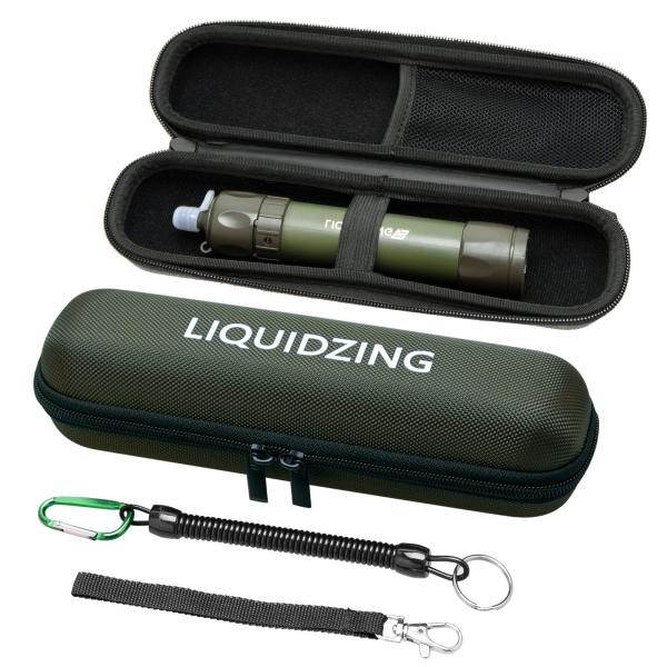 Survival Water Purifier Case EVA Portable Travel Case Bag For Hiking Camping