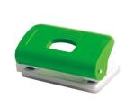 Green Color 5.5 mm Hole 2 Holes Paper Punch for 10 Sheets Capacity