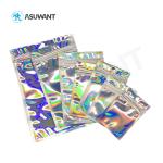 MSDS 120mic Holographic Plastic Zipper Bag Gravure Printing