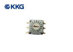 Wholesale SMD Vertical Coded Rotary Switch , 20 Amp Rotary Switch 10 Gears from china suppliers