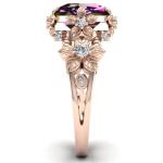 14K Gold Plated Sterling Silver Vintage Art Round Cut Mystic White Topaz