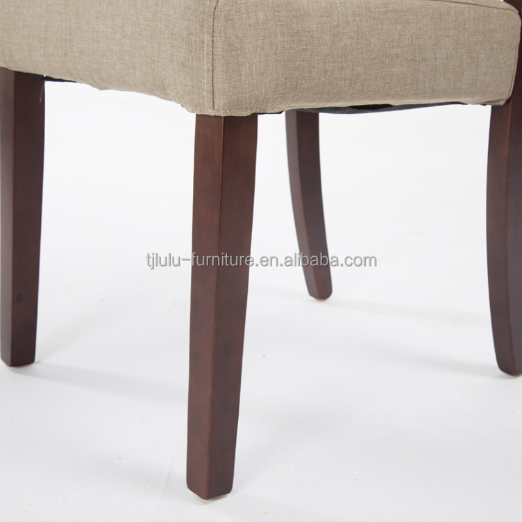 Colorful Fabric Upholstered Solid Wood Dining Chair Perfect for Hotel/Dining Room/Restaurant Furnishing