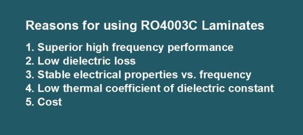 Rogers RO4003C High Frequancy PCB Board