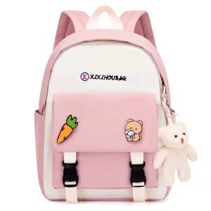 Wholesale Double Shoulder Canvas Middle School Student Bag For Girl from china suppliers