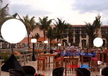 Reusable 400W LED Inflatable Event Lighting Balloon Customizable Decoration