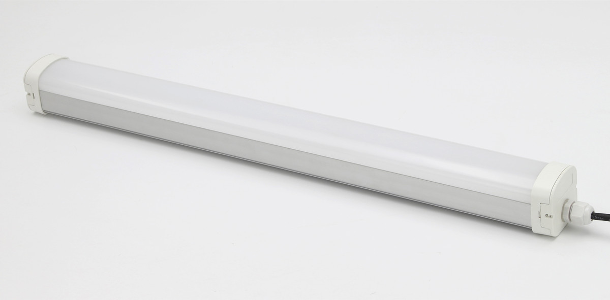 High Lumens Ip65 LED Light Fittings , 85 ~ 265V 18w LED Batten Eco Friendly