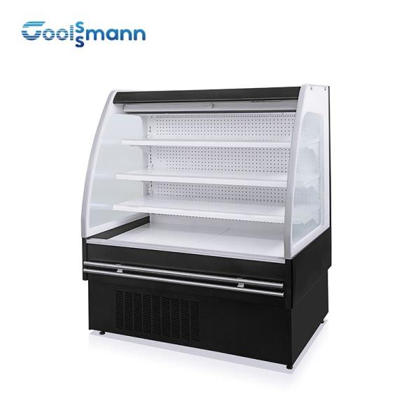 650L Open Multideck Fridge Vegetable Cooler For Supermarket Display 1580mm