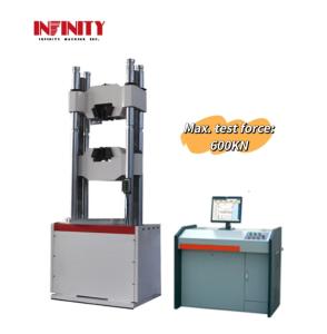 Wholesale 12KN-600KN Low Noise Microcomputer Controlled Hydraulic Universal Testing Machine from china suppliers