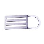 9*3.7cm 316ss D-SHAPE buckle pre-bent webbing D-ring weight belt keeper for