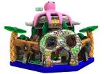 Pink Octopus Pirate Bouncy Castle Playground 6 * 6 * 5.5 Meters With Transportin