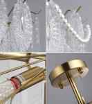 Elegant Luxury Home Modern Crystal Led Ceiling Light Indoor Restaurant Decor