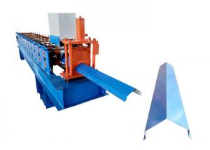 Wholesale Hydraulic Cutter Ridge Cap Roll Forming Machine For Hard Chrome Plating Rollers Roofing from china suppliers