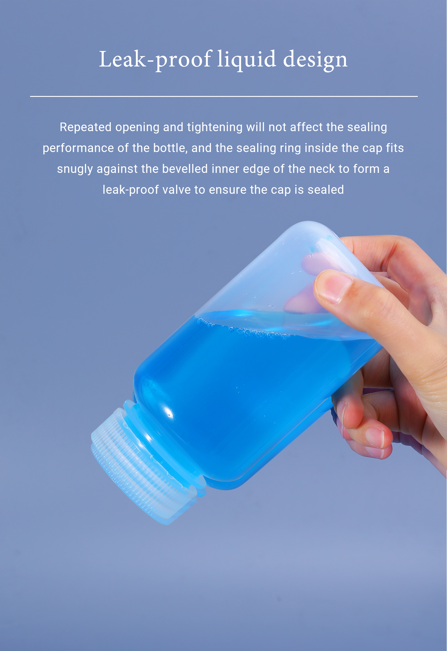 Customized Logo 250ml Wide-Mouth Plastic Clear Reagent Bottle Screw Cap for Medicine