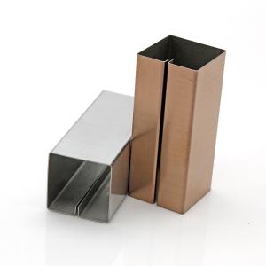 Wholesale Hairline Finish Gold Stainless Steel U Channel U Shape Profile Trim 201 304 For Wall Ceiling Frame Furniture Decoration from china suppliers
