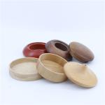 Candle Clear Glass Jars With Wooden Lids Screw Top