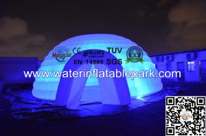 Wholesale Waterproof LED Inflatable Igloo Tent , Lighting Inflatable Bar Tent from china suppliers