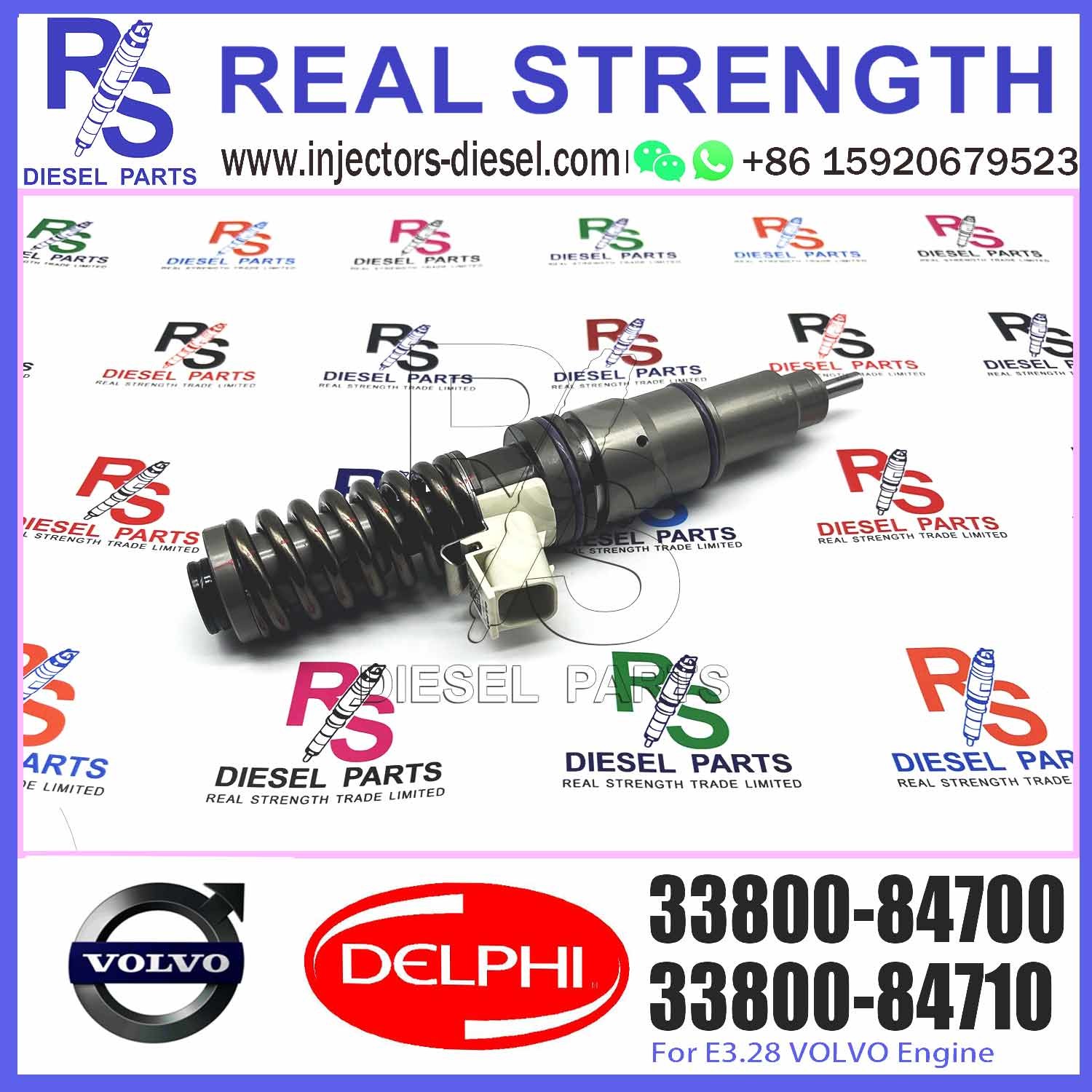 New Diesel Fuel Injector 33800-84700 for V-O-L-V HYUNDAI BEBE4L02002 3 3800-84700 64561441