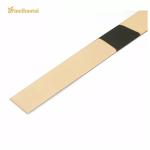0.55MM Thickness Stainless Steel Corner Trim For Tiles Decoration Brushed Flat