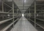 Gray Rack Supported Mezzanine Steel Shelving Systems for Huge Warehouse