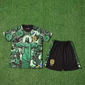 Wholesale Brazil 2025-2026 Season Children Special Edition Football Jersey Supports Group Customization from china suppliers