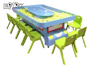 Wholesale Indoor Amusement Game Machines , Commercial Painting Table Cartoon Car Sand Table Equiped Toys from china suppliers