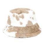 Outdoor women winter warm Faux Fur Fluffy Bucket Hat Soft Velvet Furry Fisherman