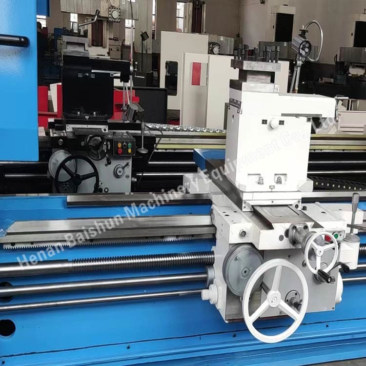 Manual Horizontal Lathe Machine Cw61125q Metal Lathe Horizontal Bed Width 600mm