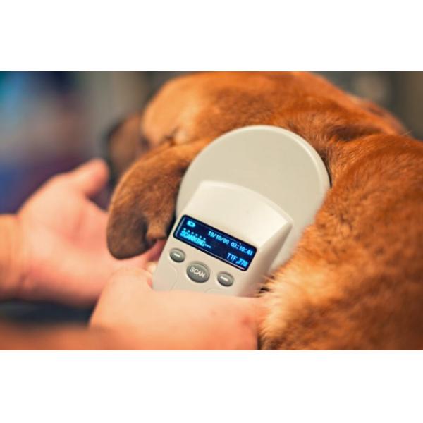 Handy Animal Microchip Scanner Support USB With 1000 Records Data Storage