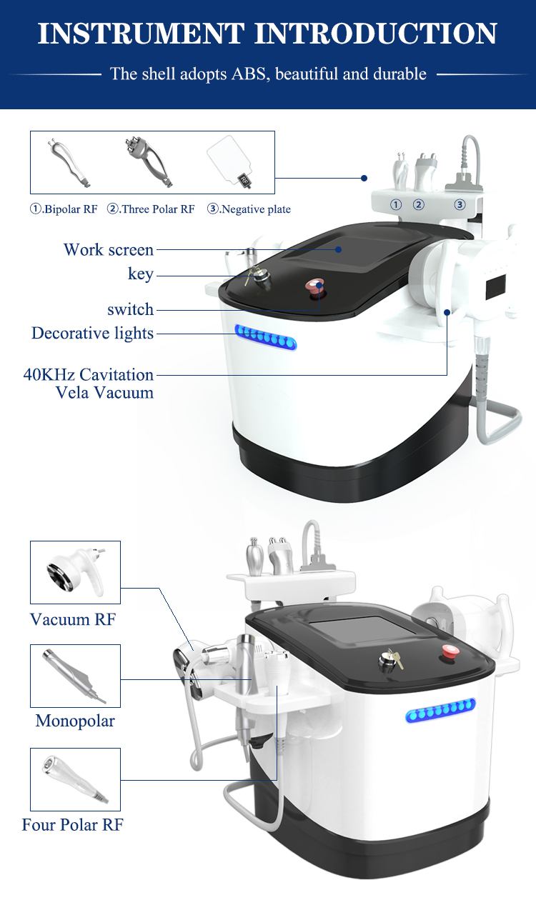 Crioterapia Cavitation RF Vacuum Slimming Machine Wrinkle Remover