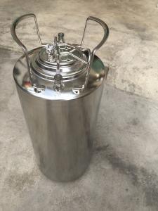 Wholesale Stainless steel ball lock keg 18.5L with metal handle, for home brew and beer factory from china suppliers