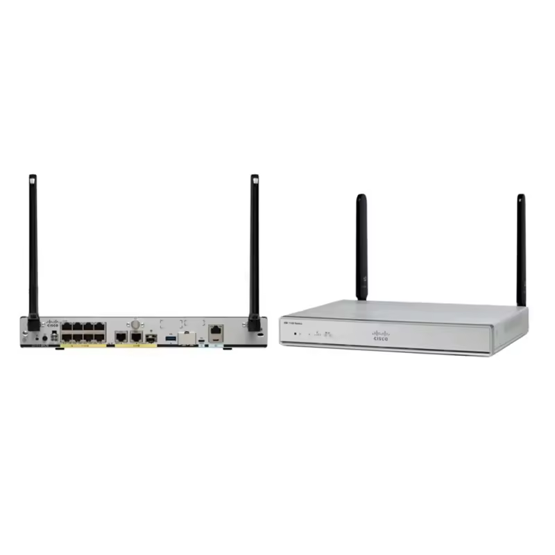 POE Function Best for C1111-4P License on 100Mbps Switch Capacity Networking Device