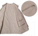 Causal Multi-pocket Sleeveless Oversize Top Utility Waistcoat V-neck Cardigan