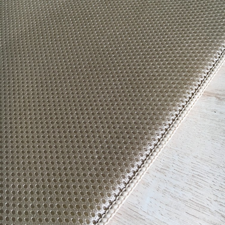 Sinlge packed 1pc Microfiber printeted water absorb dish mat kitchen water pad with grid patten